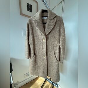 Philosophy di Lorenzo Serafini Tan Virgin Wool Coat - Small